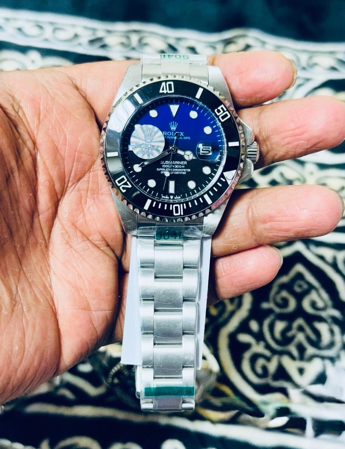 Rolex GMT Style Automatic Men's Stainless Steel Watch – Jubilee Bracelet |Premium Sapphire Look