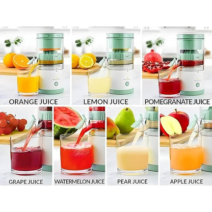 Best Quality Powerful 80W Motor ⚡|360° Rotating Pressing Portable Citrus Juice Squeezer & Presser